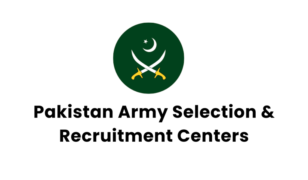 Pakistan Army Selection & Recruitment Centers