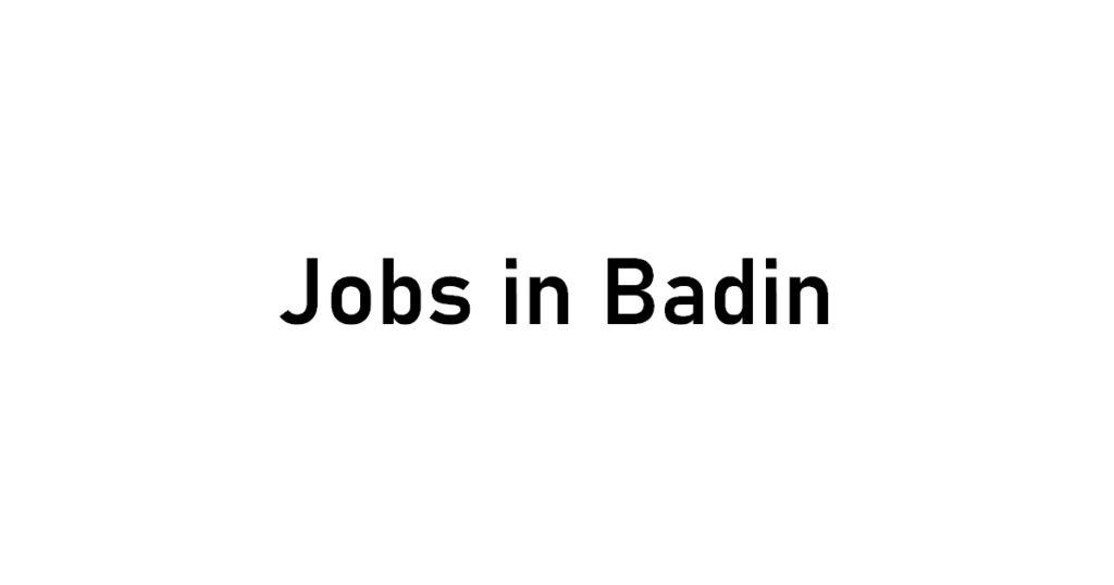 jobs_in_badin