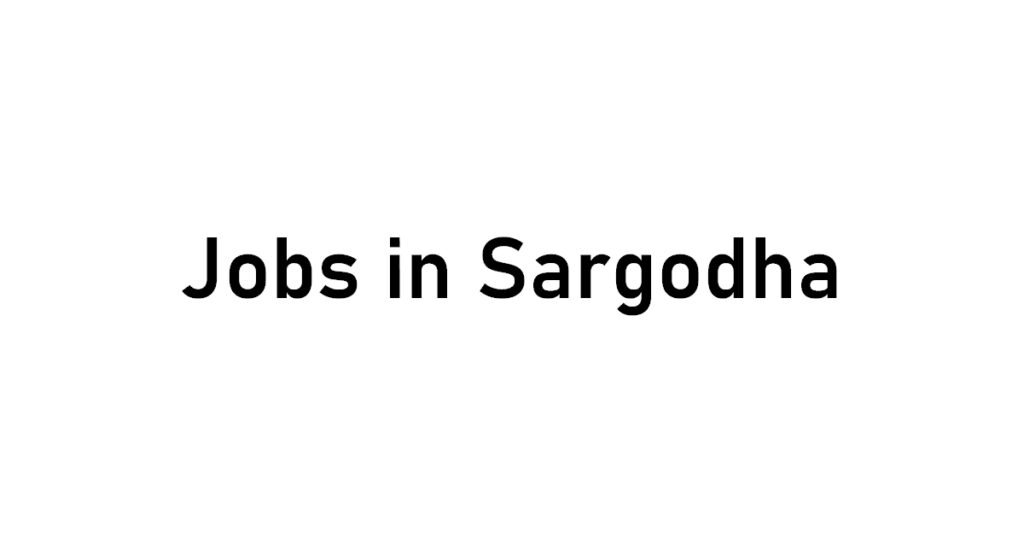 jobs_in_sargodha