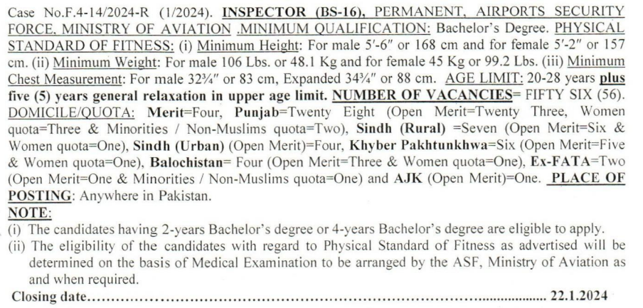 ASF Assistant Sub Inspector (ASI) Jobs